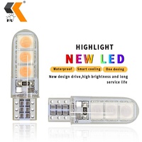 Ampoules LED HOLY PVC T10 5050 6SMD Canbus pour éclairage intérieur de voiture 12V 380LM