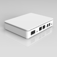 Catu Daya Mini UPS Baterai Lithium 35W DC5V/9V/12V POE 15V/24V 10400/15600mAh untuk Router WiFi Kamera CCTV