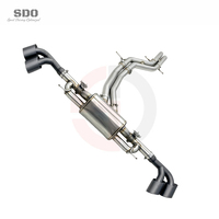 SDO SS304 OEM Valve Muffler Catback pour Lamborghini URUS 4.0T V8 2018-2026 avec embouts d'échappement quadruples noir mat