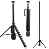 Lampe de travail multifonctionnelle rechargeable à haute luminosité pour chantier Lampe de travail rétractable pour l'extérieur