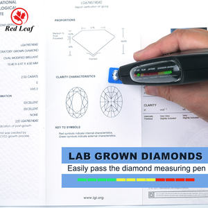 Redleaf IGI certificato 2CT 3CT 4CT 5CT laboratorio coltivato diamante taglio ovale creato per gioielli CVD VS VVS Clarity <span class=keywords><strong>Promise</strong></span> anelli - Product Image 3