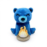 Peluche Blooprint, ours en peluche bleu marine, rembourrage en coton PP, hauteur 31cm-50cm, commande personnalisée disponible, à partir de 14 ans