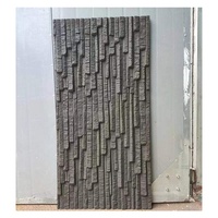 Panneau mural en pierre artificielle PU écologique imperméable, grande dalle, pour hôtel, maison, intérieur, extérieur