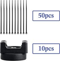 Support magnétique à fermeture éclair Support de câble magnétique polyvalent Aimants à fixation par câble Bases magnétiques de gestion des fils avec service intensif
