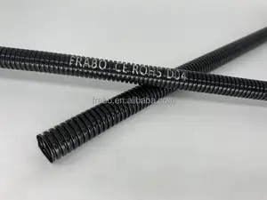 Fireproof Electrical Wiring Harness Protection Corrugated Conduit Tube PP Polypropylene Flexible Pipe