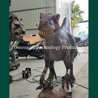 Dinozor Keşif Parkı için Bebek Animatronik Raptor Modeli, Küçük Dinozor Robotu Özelleştirilmiş