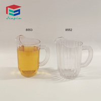 Mug à jus glacé très vendu, trois tailles, pot à eau en PC, pichet à lait, pichet à infusion de fruits en plastique, pichet à bière