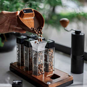 Báscula Digital de Cocina de 2 kg y 0,1 g de Precisión, con Carga USB Tipo C, Compacta, Portátil, Moderna, con Cuerpo de Madera de Nogal, Apta para Alimentos - Product Image 5