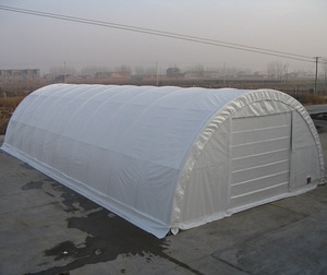 Tentes d'entrepôt en métal de cadre de <span class=keywords><strong>tunnel</strong></span> de la grande taille 9x20 de tente extérieure industrielle de stockage pour le stockage industriel extérieur - Product Image 3