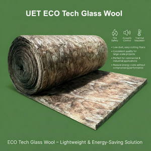 Lana de Vidrio Ecológica Resistente al Fuego, Color Marrón, con Revestimiento de Lámina de Aluminio, para Aislamiento Térmico Comercial y Residencial, Manta de Fibra de Vidrio - Product Image 5