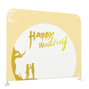 Tianyu New Design Portable Weeding Event Display Aluminum Backdrop Stand Back Drops For Events
