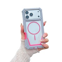 Coque de protection magnétique antichoc 360° pour iPhone 17 16 15 14 13