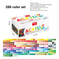 Lot de 288 stylos gel acryliques GuangNa en gros, marqueurs acryliques pour dessin artistique pour enfants, logo personnalisé