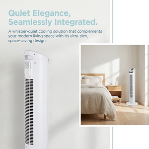 Ventilateur tour Eurotech neuf de 29 pouces, sur pied, oscillant gauche et droite, grand ventilateur sur colonne avec télécommande, pour l'exportation et la maison - Product Image 5