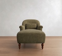 Canapé de style moderne pour salon, chambre et hôtel – Chaise longue confortable en tissu