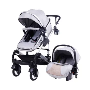 Belecoo Brand good quality baby stroller type travel system reversible stroller 2 in 1 from china supplier