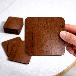 Tablero de Mesa Cuadrado de MDF Laminado en Madera, Superficie para Muebles de Bar, Cafetería o Banquetes - Product Image 4
