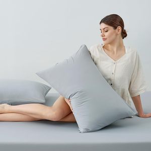 Kühlende <span class=keywords><strong>Nylon</strong></span>-Kissen bezüge Luxuriöser, weicher und glatter Bett kissen bezug für Nachtschweiß-Hot Sleepers 2St - Product Image 6
