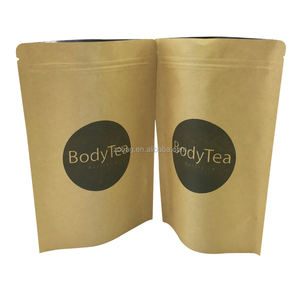 Sachet refermable en papier kraft naturel avec doublure en aluminium pour snacks, café, fèves <span class=keywords><strong>de</strong></span> <span class=keywords><strong>cacao</strong></span> et mélanges - Product Image 4