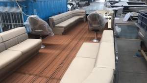 <span class=keywords><strong>Meilleur</strong></span> nouveau bateau ponton de croisière en aluminium 2022 avec moteur hors-bord, capacité de 16 personnes pour la famille - Product Image 5