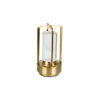 Lampe de table LED à intensité variable avec interrupteur tactile en alliage d'aluminium portable pour hôtel, restaurant, extérieur nordique, avec cordon de charge sans fil