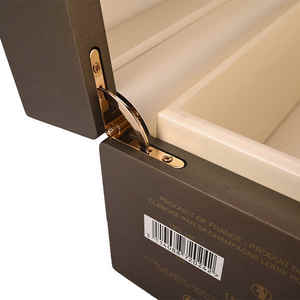 กล่องไม้สนแบบหรูหรา บรรจุภัณฑ์เดี่ยว สำหรับใส่ขนม ช็อกโกแลต เค้ก ของว่าง อาหาร ขนมปัง น้ำมันมะกอก  พร้อมโลโก้สั่งทำได้ รีไซเคิลได้ - Product Image 4