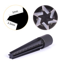 12.5-21.5mm anneau cire Tube couteau cire Tube diamètre intérieur extenseur quatre volets lame anneau affûteur cire coupe-tuyau