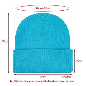 Gorro de punto Unisex de alta calidad, gorro de invierno para adultos con logotipo personalizado para mujeres y hombres, venta al por mayor - Product Image 5