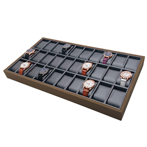 جديد 24 فتحة من قشرة الجوز الأسود منظم المجوهرات - Product Image 6