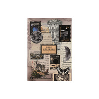 Lot de 20 autocollants : Nuages flottants, Série Regardez le monde, Matériel décoratif artistique rétro pour journal créatif, 4 options