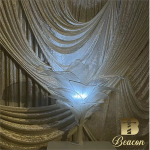 Sang Trọng 10x10ft Kem Chéo Màn Đứng Khung Đám Cưới Backdrop Rèm Nền Sân Khấu Cho Tổ Chức Sự Kiện Đảng Trang Trí - Product Image 5