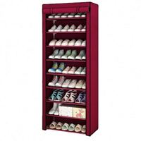 Boîte à chaussures pliable multifonctionnelle à ouverture frontale pour l'organisation des chaussures