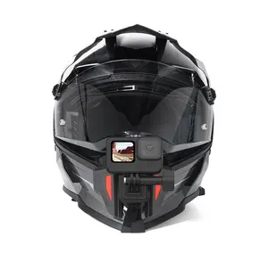 适用于GoPros配件摩托车头盔下巴带安装摄像机带安装适用于GoPros、forDJI和forInsta360摄像机23081901