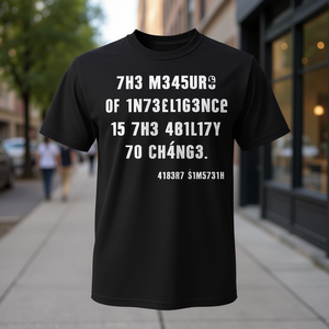 Camiseta Promocional con Estampado de Inteligencia y Capacidad para Cambiar - Product Image 3