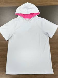 <span class=keywords><strong>Felpa</strong></span> con <span class=keywords><strong>Cappuccio</strong></span> Personalizzata PURE per Giovani, Manica Corta, Sublimazione, Design Divertente, in Poliestere, per Palestra e Sport - Product Image 3