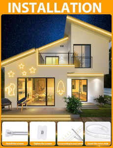 Bande lumineuse LED ronde 12V, basse tension, étanche pour l'extérieur, éclairage flexible à 360 degrés, 24V, lumière douce néon haute luminosité pour publicité - Product Image 4