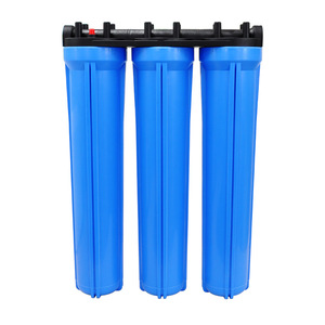 Bouteille à filtre triple bleu, pré-filtre universel de 20 pouces pour les systèmes d'eau domestiques et commerciaux, forte compatibilité - Product Image 2