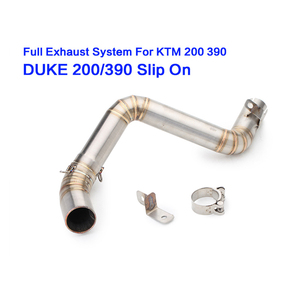 Système d'échappement <span class=keywords><strong>de</strong></span> moto CHmotor, lien <span class=keywords><strong>de</strong></span> connexion pour <span class=keywords><strong>KTM</strong></span> <span class=keywords><strong>Duke</strong></span> <span class=keywords><strong>125</strong></span> 250 390 <span class=keywords><strong>2013</strong></span> 2014 2015 2016 - Product Image 1