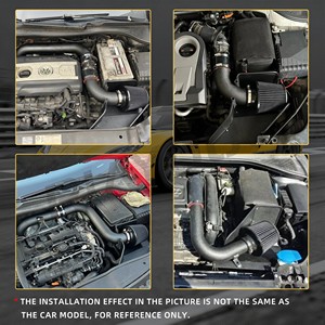 Kit de tuyau d'admission d'air froid à haut débit avec filtre pour VW Golf MK6 GTI Passat CC B6 B7 Scirocco Jetta EOS 1.8T 2.0 TSI Moteur à essence - Product Image 3
