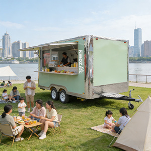 2026 Custom Mobile Food Cart Different Sizes for <b>BBQ</b> Pizza Kebab Fast Food - Product Image 1