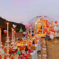 Tente dôme Igloo tente à bulles gonflable luxueuse Lodge fête location maison de ballons à bulles