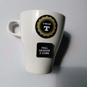 Tùy chỉnh sinh thái thân thiện dính nổi Glossy Matte dập nổi nhãn dán vòng tròn nhãn cho nhựa và giấy cốc cà phê - Product Image 5