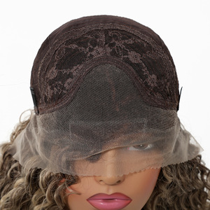 <span class=keywords><strong>Peluca</strong></span> Europe United Afro Pequeño Rizado 13*4 con Flequillo Mate, Fibra de Alta Temperatura, Natural, Transpirable, Se Puede Teñir, Doméstica - Product Image 3