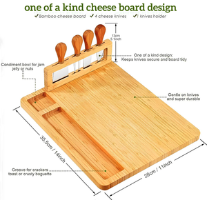 <span class=keywords><strong>Planche</strong></span> à découper en bambou et en bois pour les fêtes de famille, vaisselle assortie, plateau de service, plateau de fruits pour <span class=keywords><strong>jambon</strong></span> et charcuterie - Product Image 2