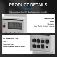 Temporizador Digital LCD Mini con Función de Programación Semanal, Interruptores de Tiempo para la Industria Eléctrica