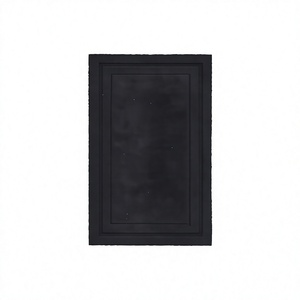 Alfombra de Lana Hecha a Mano con Borde Geométrico Moderno para Sala de Estar, Dormitorio, Hotel, Hogar, Alfombra Decorativa para Piso - Product Image 1