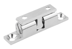 K0583 Double Ball Catch Brass Chrome Plated Stainless Steel Balls Cabinet <b>Door</b> Hardware <b>Spring</b> Bullet Latch - Product Image 4
