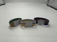 Pulseras Reutilizables Inteligentes con Chip RFID NFC 215, Pulsera Elástica Tejida NXP 213/215/216 para Eventos