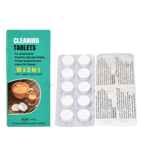 Tablettes de nettoyage professionnelles pour machine à expresso, nettoyage en profondeur pour cafetières et machines à expresso, 10 tablettes nettoyantes