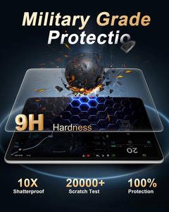 Protection d'écran en verre trempé HD Clarity 9H sur mesure, 2.5D, 0.33 mm, anti-traces de doigts, tactile sensible pour Volvo XC90 XC60 - Product Image 3